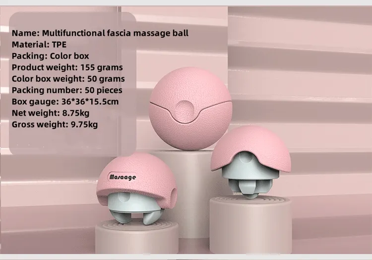 Customized Sports High Quality Portable Multifunctional Tpe Fascia Ball Massage Ball for Sports Entertainment Fascia Ball - Image 4